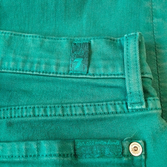 ✨7 For All Mankind ✨ Green Jeans - Picture 9 of 12